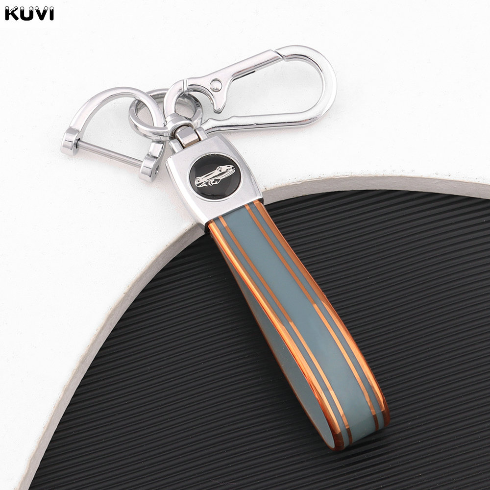 LLavero de TPU de para hombres y mujeres, llavero de coche, para niña, soporte para llavero de coche, accesorios, llaveros giratorios: Gris