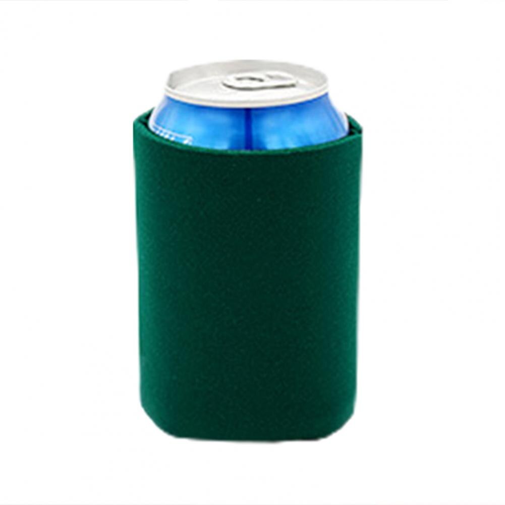 10Pcs Durable Can Cooler Waterproof Cold Retaining Diving Material Bottle Protective Cooler for Home Kitchen Supplies: Green
