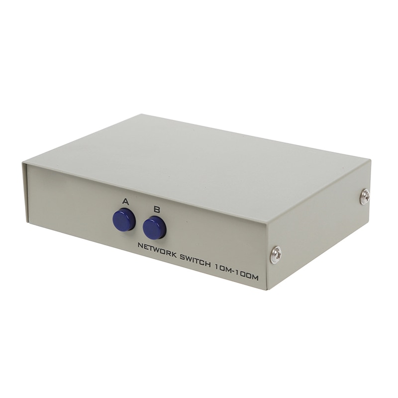 RJ45 8P8C di Rete/Telefono AB 2 gareggiare 8P8C Manuale condivisione interruttore scatola