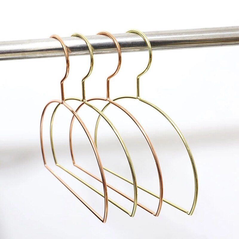 Cintres ronds en fer pour vêtements, lot de 10 pièces, ceinture d&#39;écharpe multifonctionnelle, cintre rond en métal