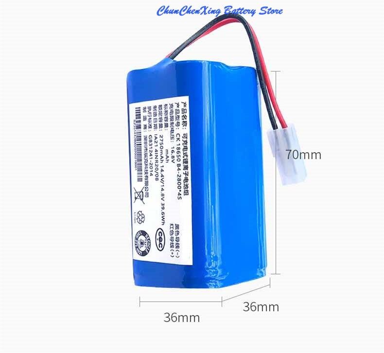 Allccx 2800Mah Vacuum Batterij Voor Isweep X3