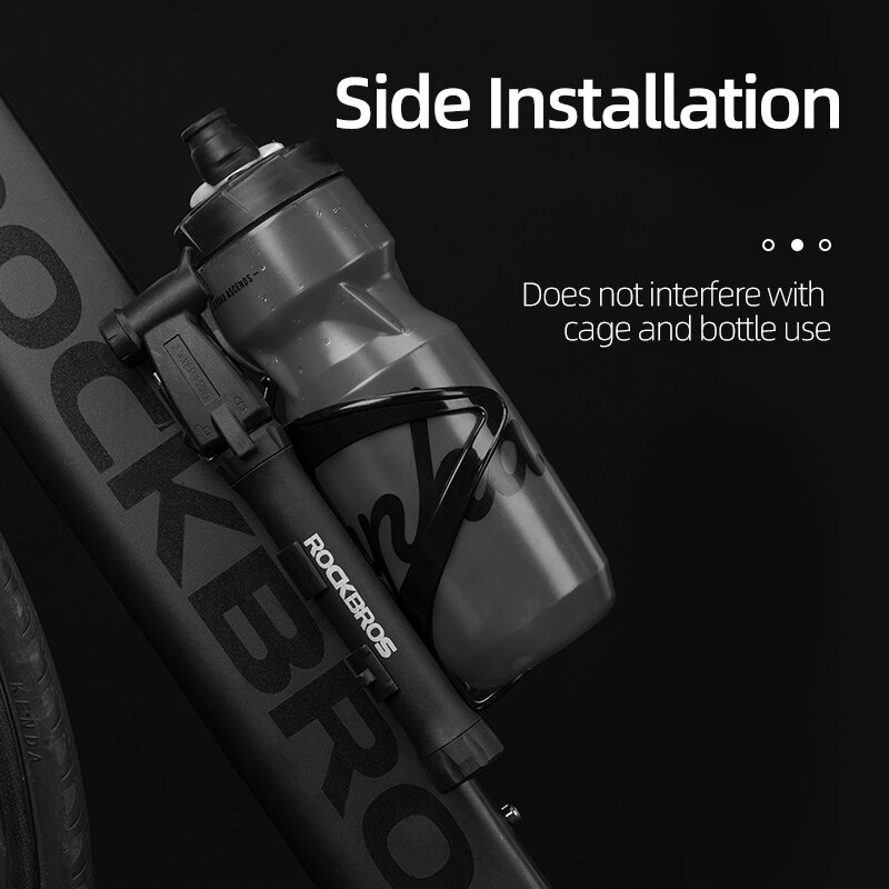 Rockbros mini fietspompen draagbare mtb fiets aluminiumlegering fietspomp geschikt voor presta & schrader ventiel fietsaccessoires