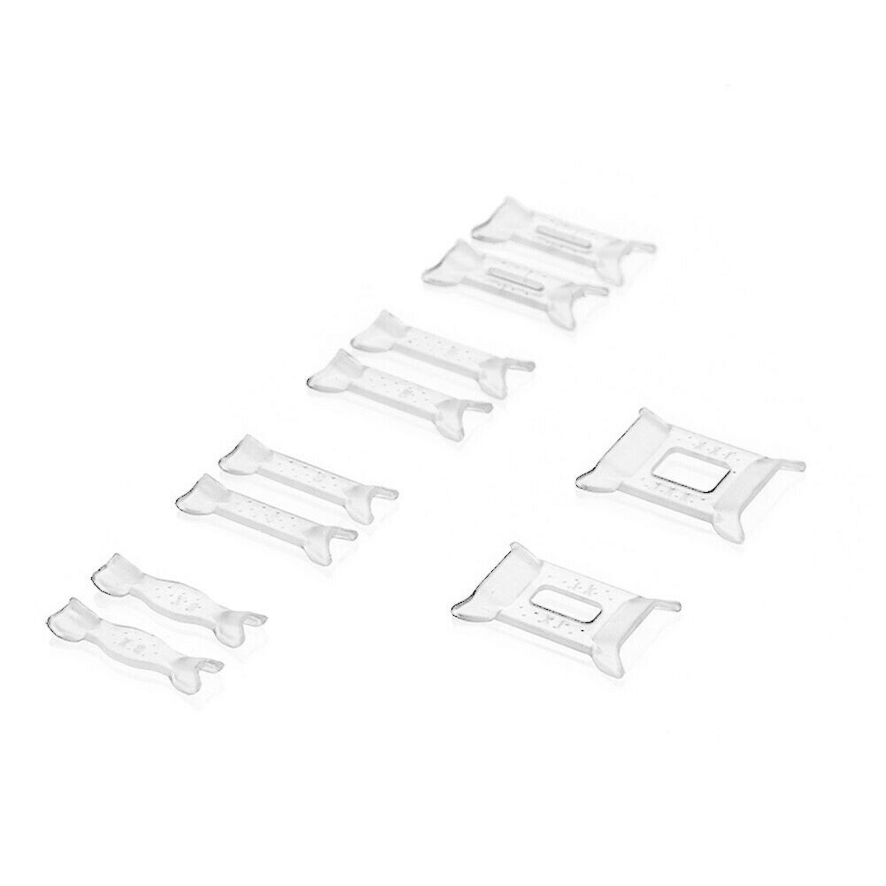 10 pçs fixação inserido guarda portátil invisível fitter psiquiatra redutor transparente resizer jóias ferramentas diy anel tamanho ajustador