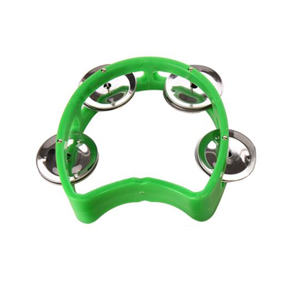 Music Tambourine Education Musical Instrument Tambourine Tambourine Youth Drum Set Musical Instrument Essential: green