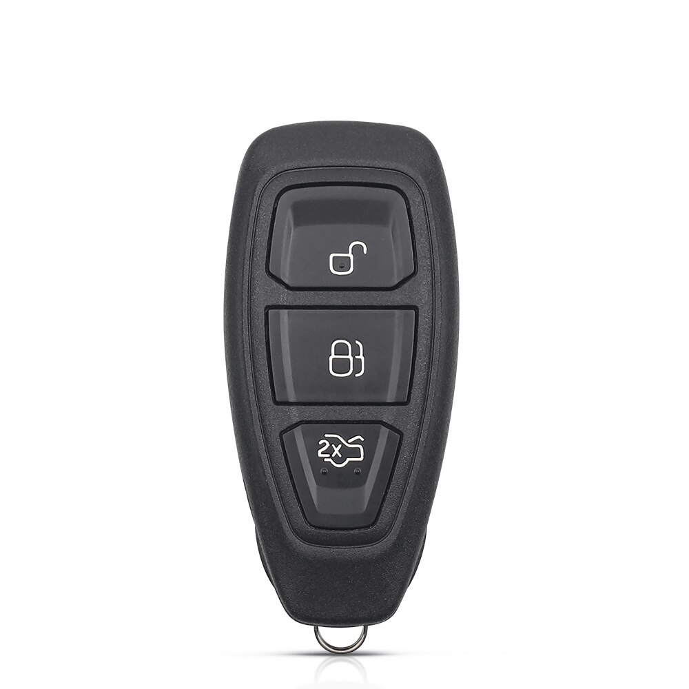 Keyyou til ford focus c-max mondeo kuga fiesta 3 knapper fjernbetjening til bilnøgle med indsats ubeskåret kniv udskiftning af nøglehus