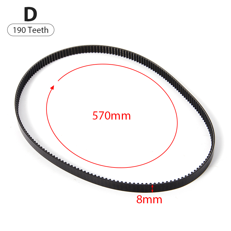 173T Broodmaker Transportbanden Broodmachine Banden Broodbakmachine Onderdelen 173 Tanden Omtrek 519Mm Keukenapparaat Accessoires: WHITE