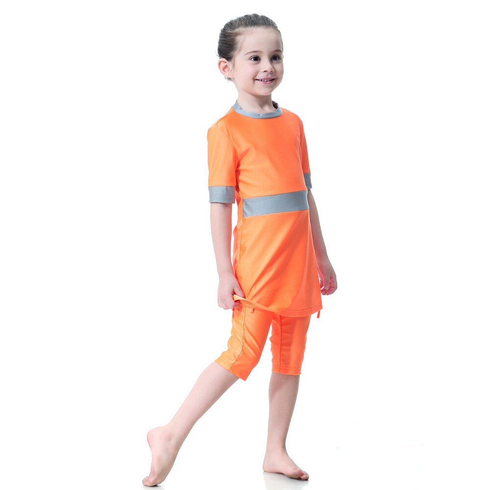 3-teiliges Bikini Set Für Mädchen 8-14 Jahre - Mit Shorts & Verstellbaren Trägern