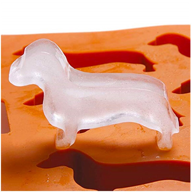 9 Holes Dog Ice Cube Mold Ice Tray Kitchen DIY Baking Tools Chocolate Jello