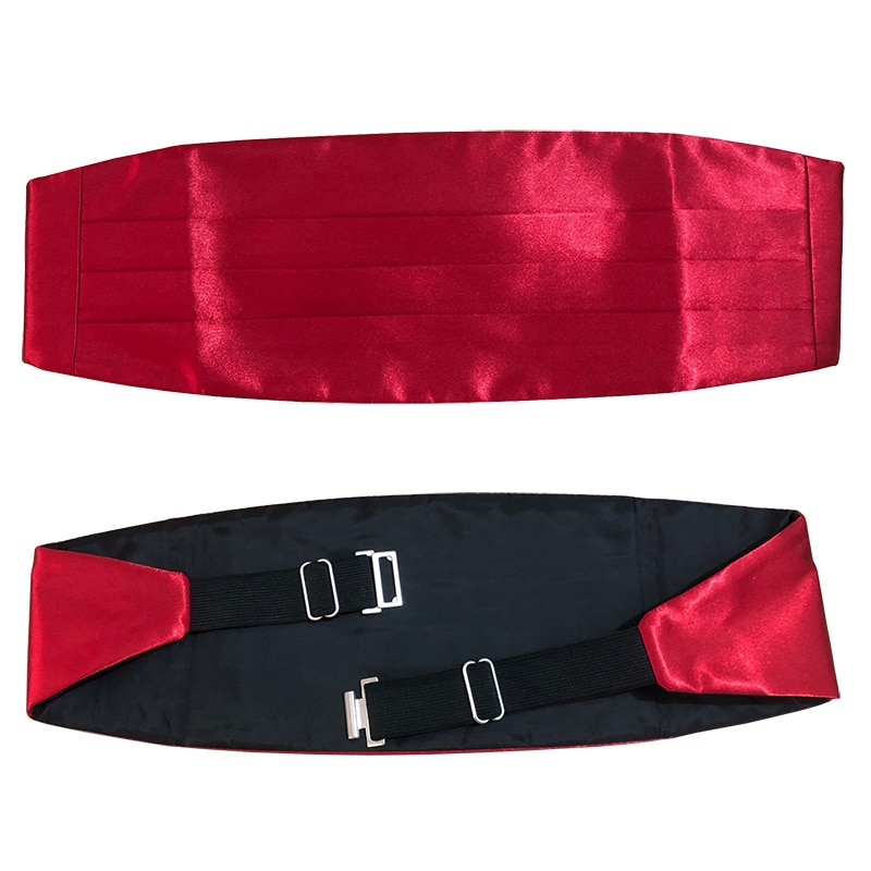 Herren Klassische Kummerbund Satin Elastische Bauchband Smoking Kummerbund Für Formale Hochzeit Prom Dinner-Party Taille Band