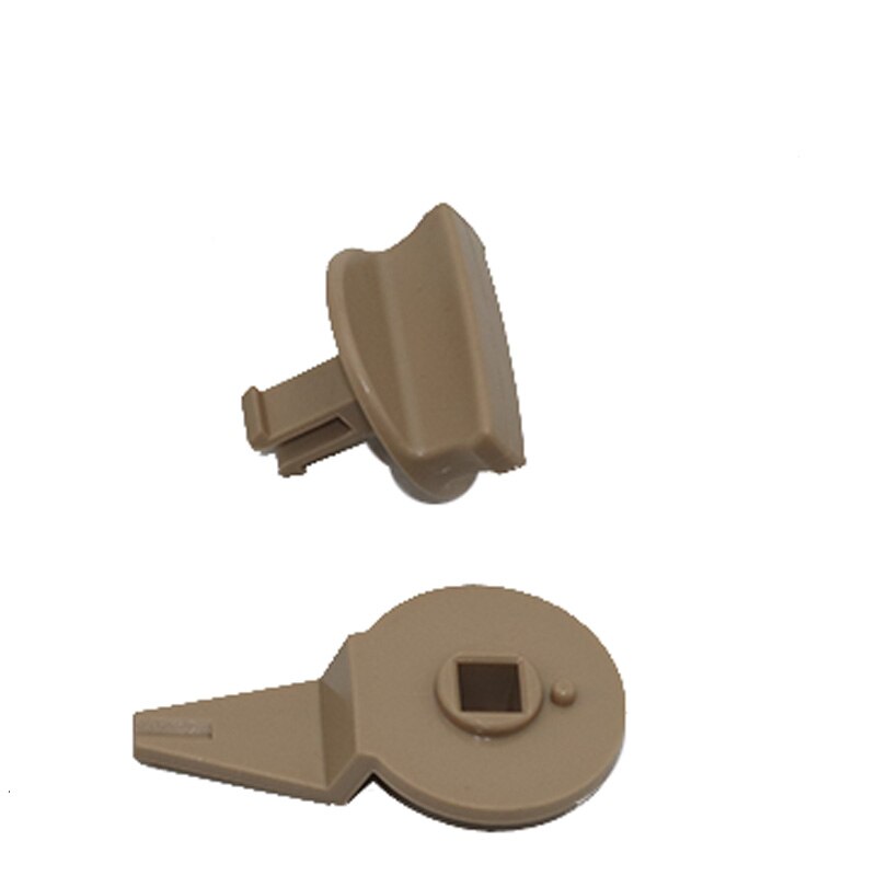 for vw Touran trunk box Luggage lock Tail box buckle Triangle warning card bracket knob 1T0 867 468: 1pair  beige