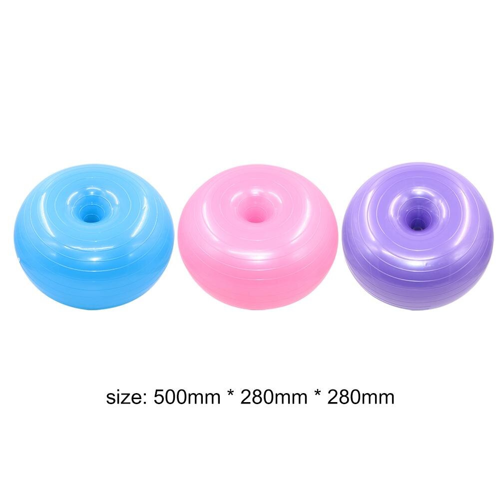 Donut Trainer Yoga Ball Exercise Stable Yoga Ball Fitness Equipment for Office and Durable Thick Safe