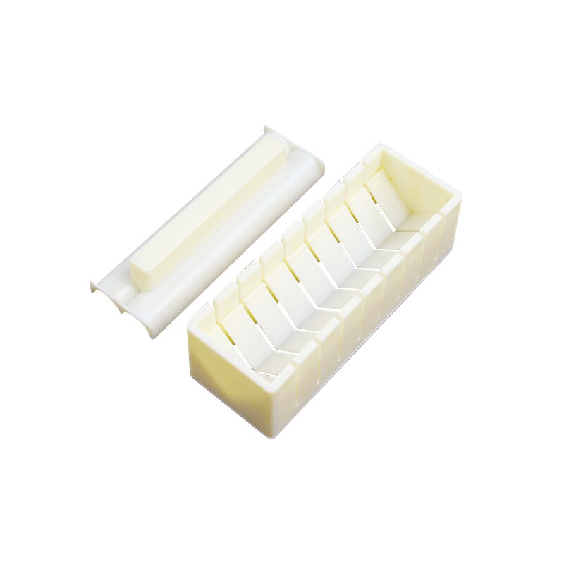 Ustensile de cuisine pour Sushi rapide, rouleau de riz, moule, outils pour rouler la viande végétale, Kit de fabrication de Bento Onigiri Nori, ensemble de cuisson: Heart-three-piece