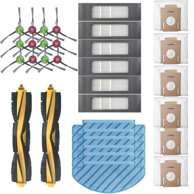 Voor Ecovacs Deebot Ozmo T8 / T8 Aivi Robot Stofzuiger Belangrijkste/Side Borstel Stofzak Filter Wegwerp Mop doek Accessoires Onderdelen: T8-19