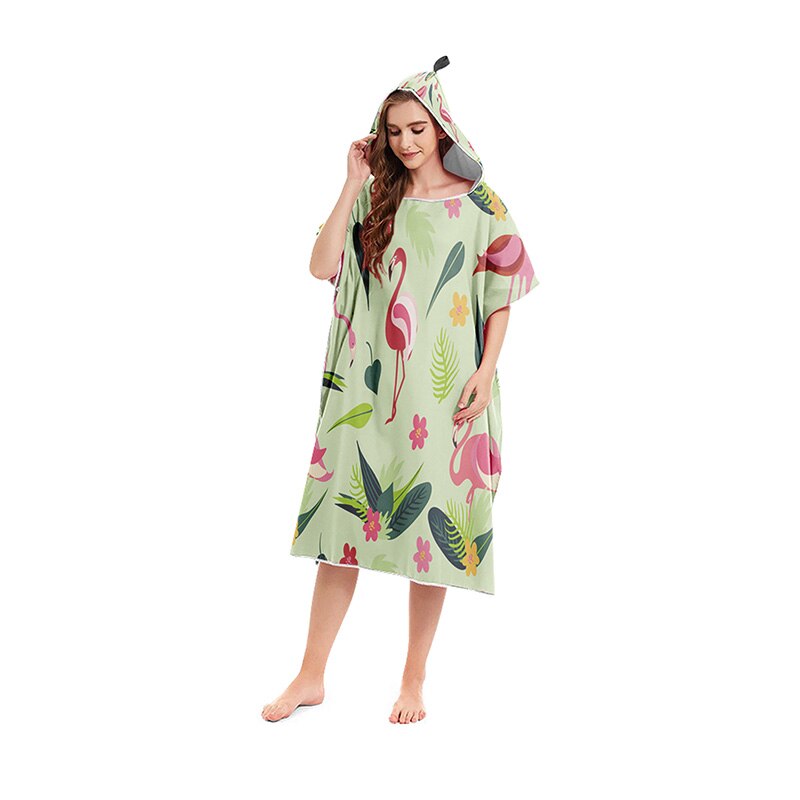 Zomer Strand Poncho Hooded Badhanddoek Microfiber Wetsuit Veranderende Gewaad Surf Handdoek Voor Zwemmen Strand Outdoor Badjas: 08J