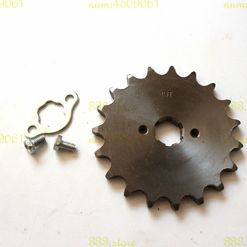 Single Speed Fiets Vrijloop Bmx Vliegwiel Tandwiel 520 19T Tand 20Mm Id Voor Motor Tandwiel Fit Pit Bike atv Motorfiets Deel