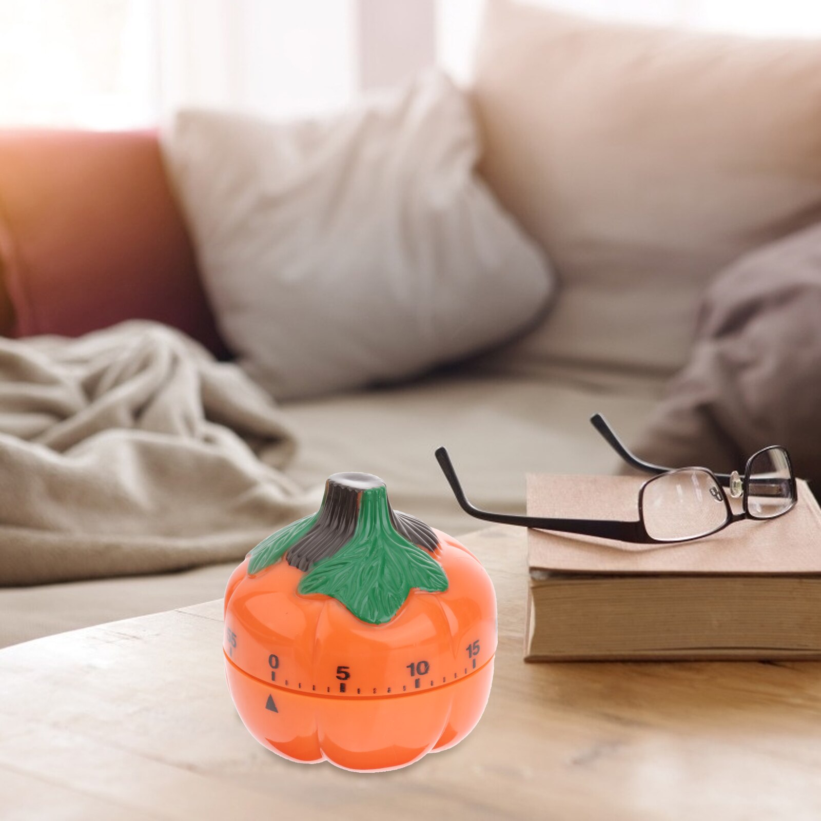 1pc Mechanical Timer Pumpkin Countdown Timer Cooking Time Manager for Hotel Shop