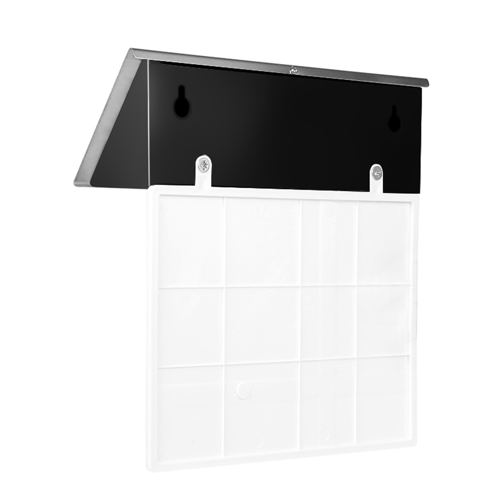 Plafón Solar LED para puerta de casa, lámpara de acero inoxidable impermeable para exteriores, decoración de jardines