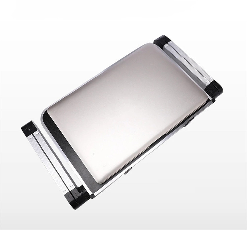 Aluminum Alloy Laptop stand book holder in bed height adjustable folding stand
