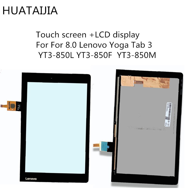 Original LCD Display Digitizer Assembly For 8.0 Lenovo Yoga Tab 3 YT3-850L YT3-850F YT3-850M LCD Display With Touch Screen