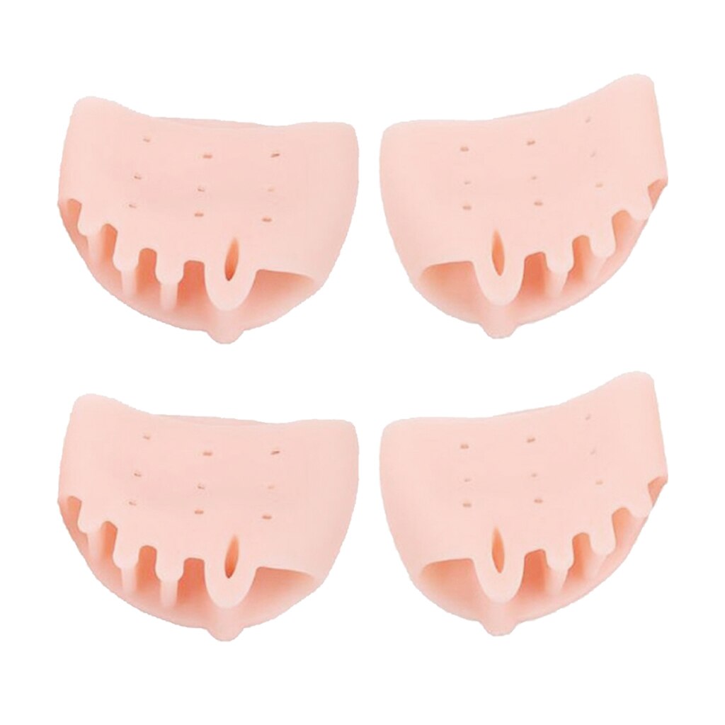 4Pcs Gel Hallux Valgus Corrector Orthotic Bone Toe Separators Pad