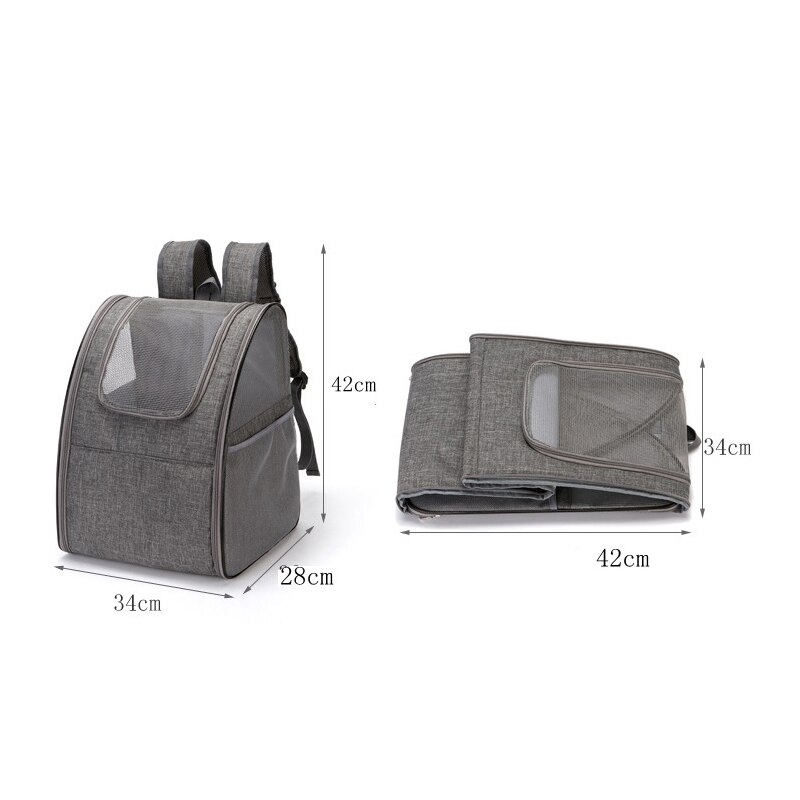 CAWAYI KENNEL-mochila Oxford para mascota, bolsa de viaje para perros y gatos, mochila de viaje para perro honden tassen