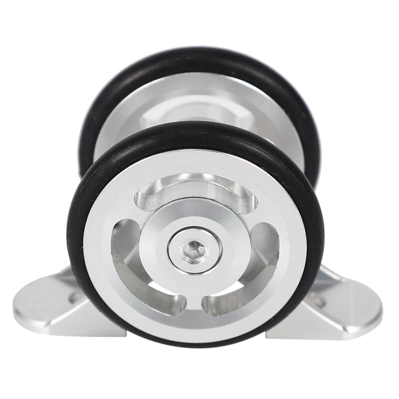 Vouwfiets easy wheel fiets spatbord lager dubbel wiel achterspatbord wiel voor brompton vouwfiets accessoires zilver: Default Title