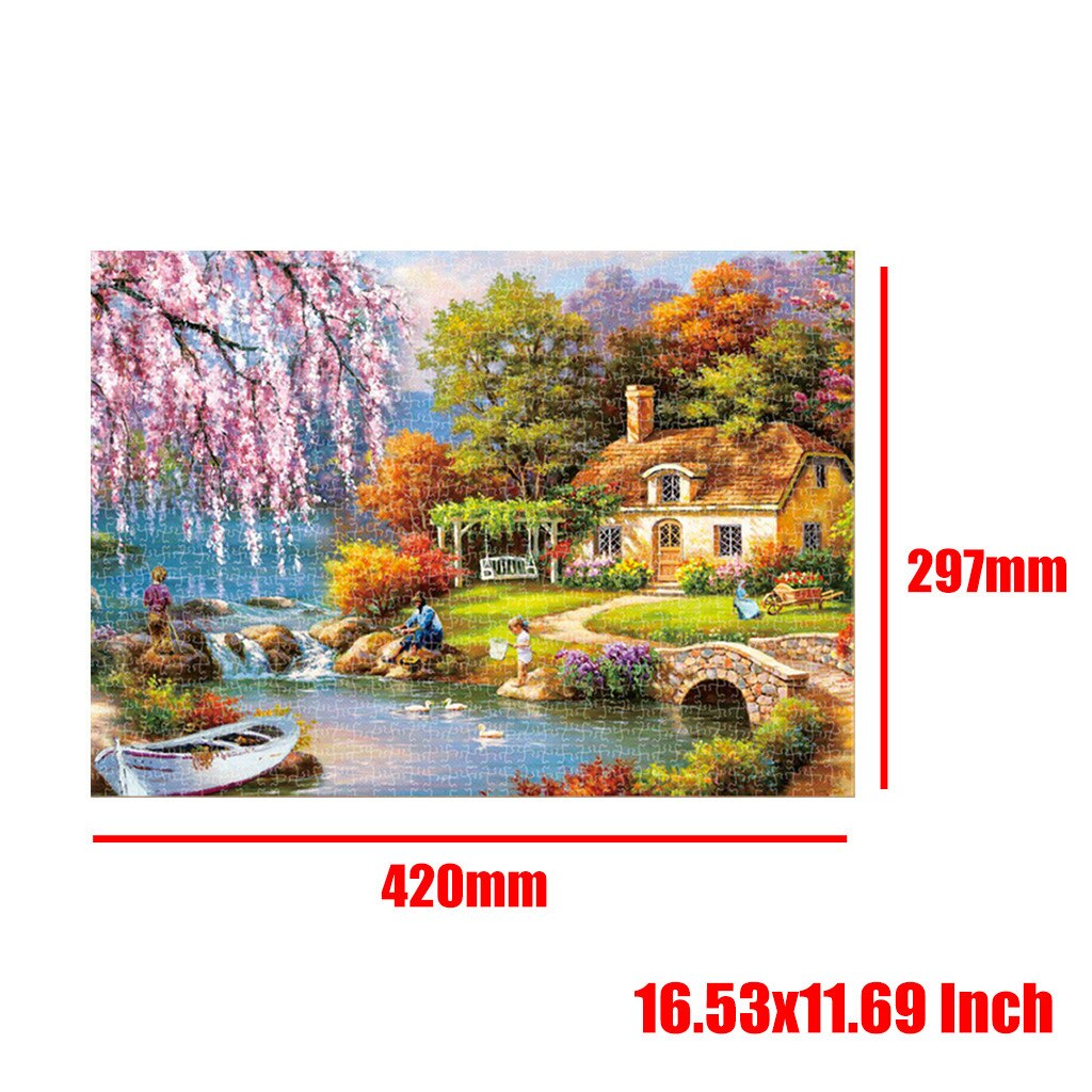 puzzle 1000 pieces Adults Puzzles 1000 Piece Landscape игрушки Game Interesting Toys 16.5x11.7 Inch игрушки для взрослых #4: Default Title