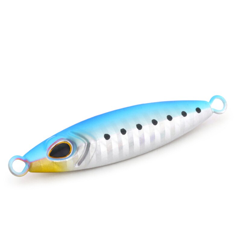 JUYANG plomb poisson B gabarits pêche cuillère leurre appâts bronzant bleu vert rose sans crochet 15g 20g