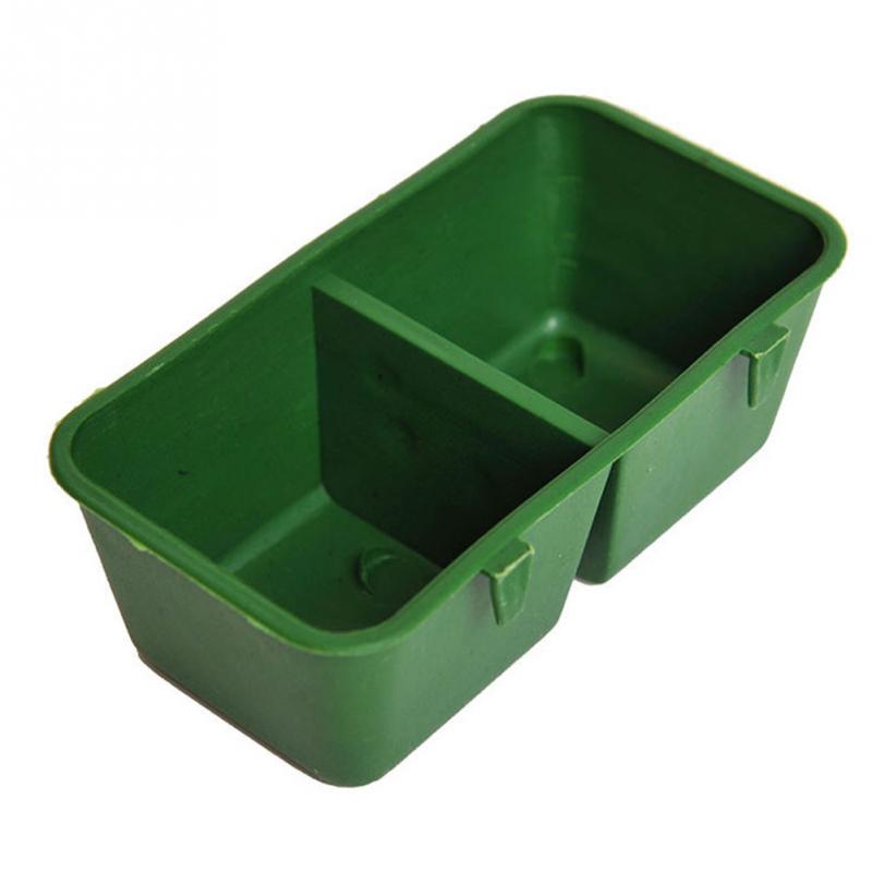 2 Style Pet Birds Hanging Feeding Trough Parrot Food Water Bowl Feeding Splash-proof Cup Plastic Bird Pigeons Cage Feeder