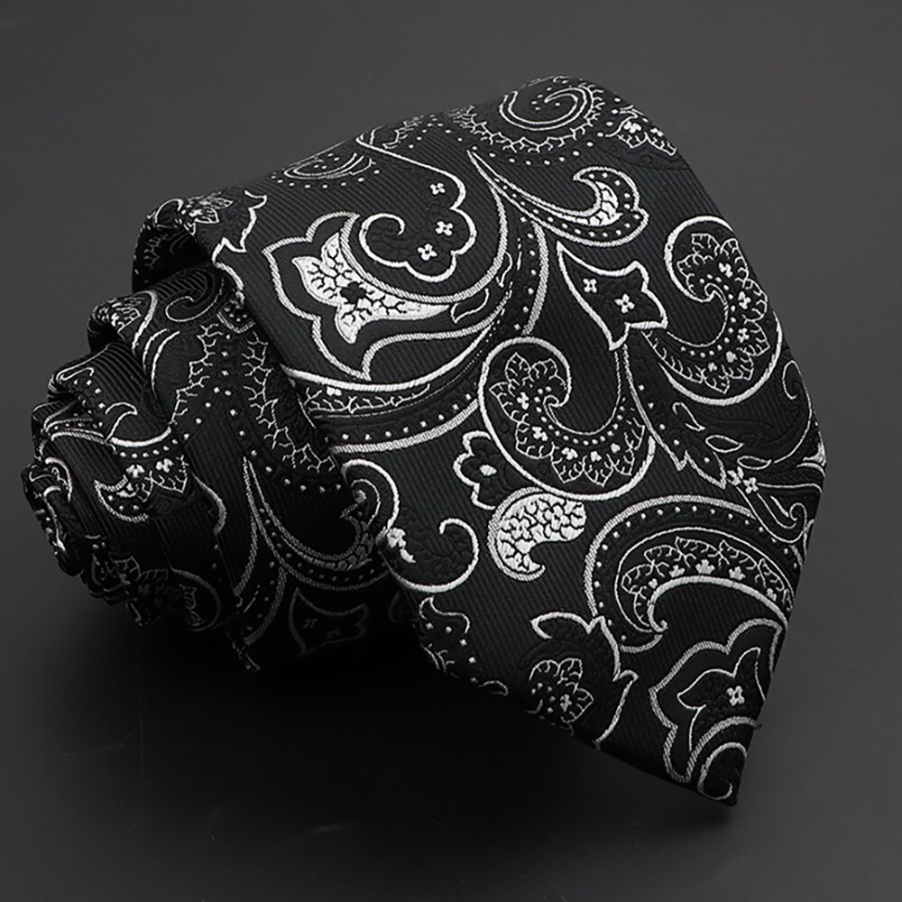 Paisley Stropdassen Herenmode Stropdas 8 Cm Stropdas Das Voor Business Bruiloft Bloemen Bowtie Bruidegom Das das: Beige