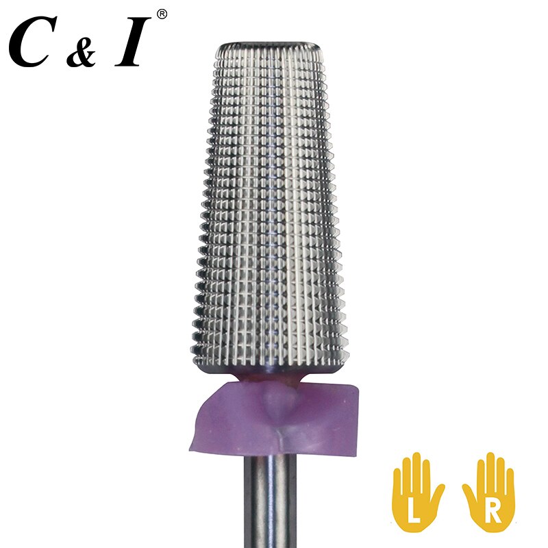 C & I taladro , multifunción, brocas para uñas de forma cónica 5 en 1, para máquina de manicura: Double Fine -XXF