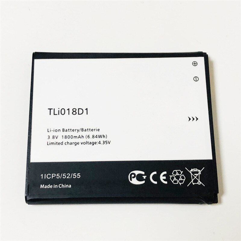 3.8V 1800mAh TLi018D1 For Alcatel One Touch Pop 3 5 3G 5016A 5016J 5015X 5015D 5015E 5015A TLi018D2 аккумулятор Batterie Battery