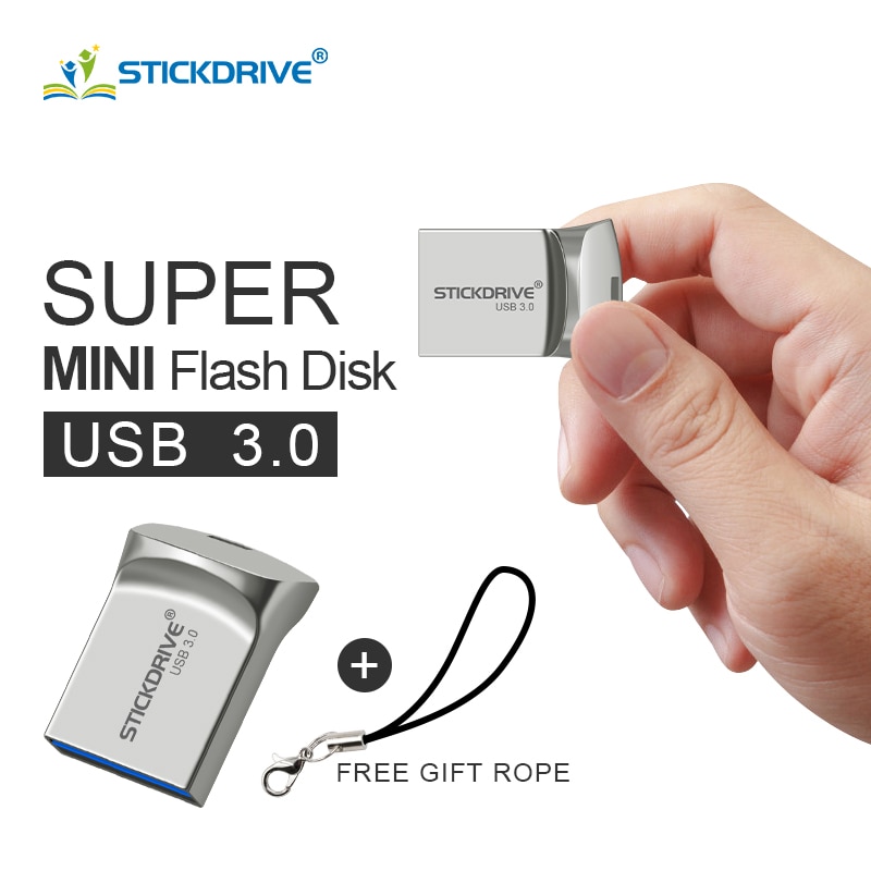 Unidad flash Super Mini, memoria USB de 16gb 8gb, stick usb 3.0 de capacidad real, 64gb, 32 gb, unidad flash USB 3.0
