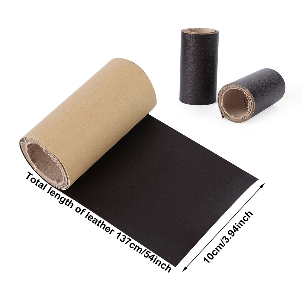 1Roll Leather Patches Self-Adhesive PU Repair Patch Couches Repair Stickers For Sofas Bags Furniture Driver Seats