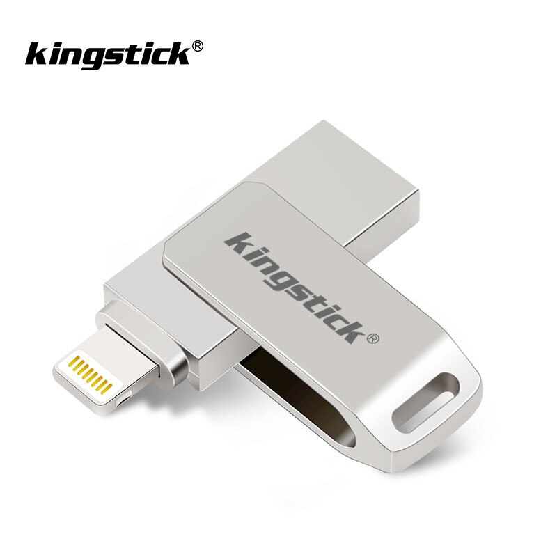 Clé USB en métal 2 en 1 pour iphone 6s 7plus, disque U d'apple