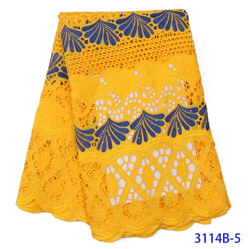 Black Latest French Lace Fabric Nigerian African Lace With Tulle Lace Fabric For Bridal YA3114B-2: Picture 5