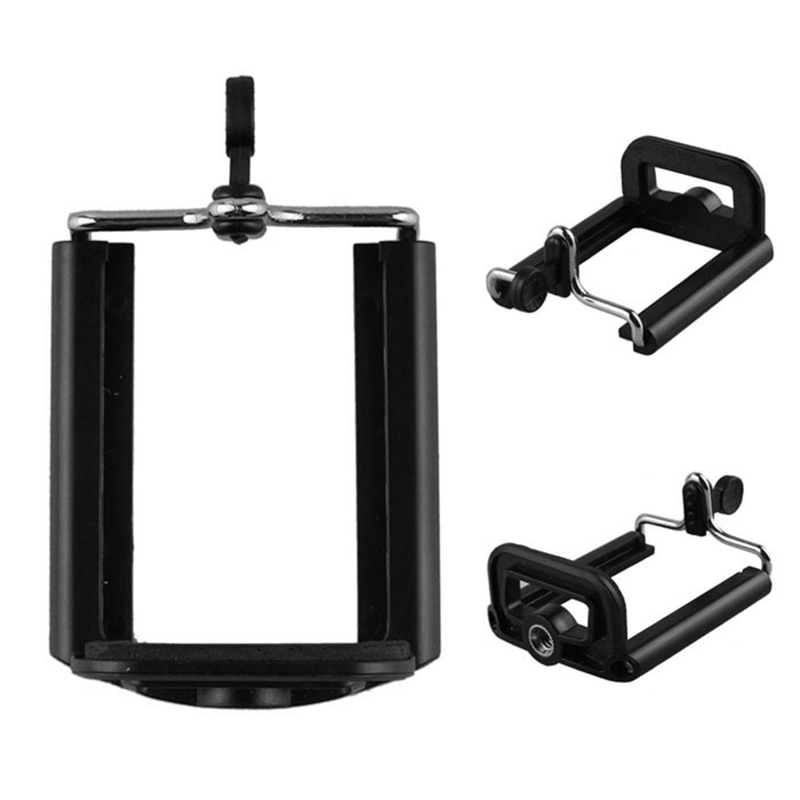 Camera Clip Phone Holder Universal Mount Bracket Adapter for Smartphone Cell Phone Tripod Stand Mount Adapter Monopod