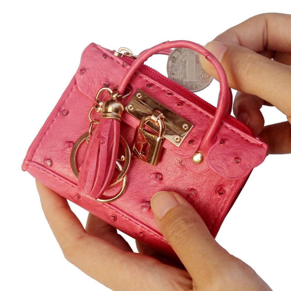 Mini sac à main Vintage avec porte-clés, petit sac à main avec fermeture éclair pour femmes, pièces de monnaie, voiture, sac à main , sac à main avec fermeture éclair