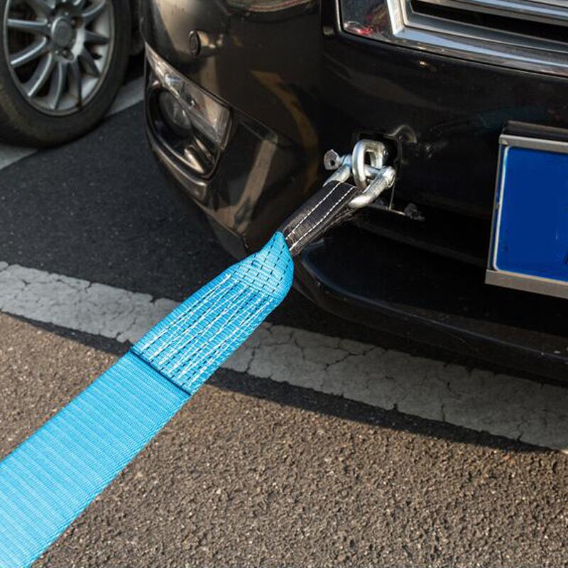 Cavo Traino 3 Tonnellate - Con Ganci Sicurezza, Arancione - Per Auto, SUV, Fuoristrada - Foto 8