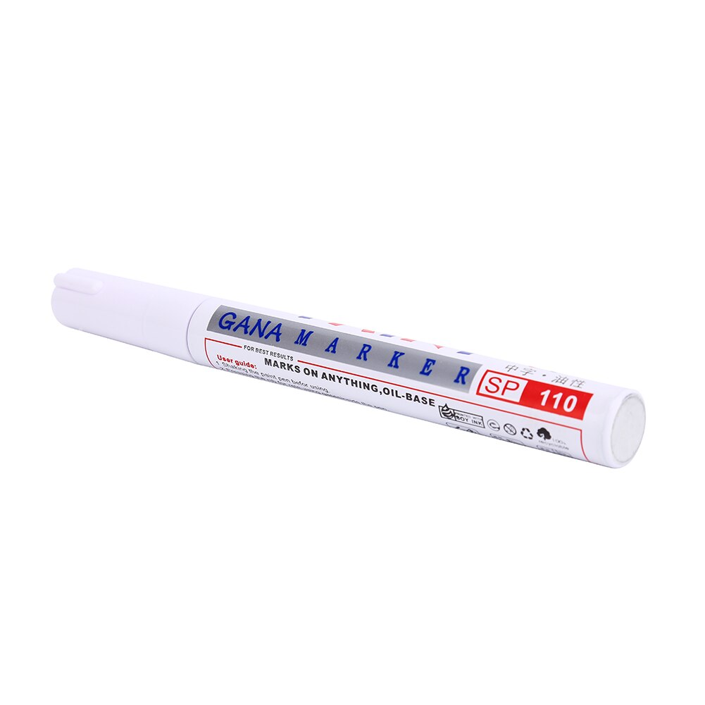 Waterproof White Marker Pen Permanent Painting Graffiti Tire Tread