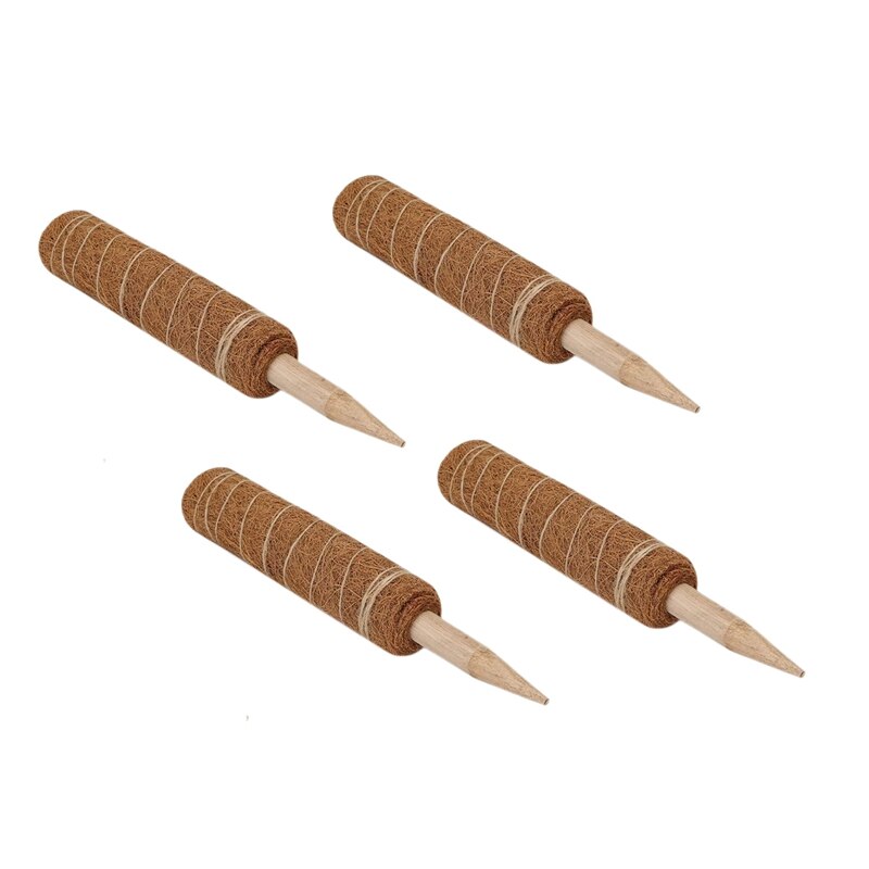 4Pc30CM Plant Climbing Coconut Shell Column Safe Gardening Climbing Plant Vines Climbing Frame