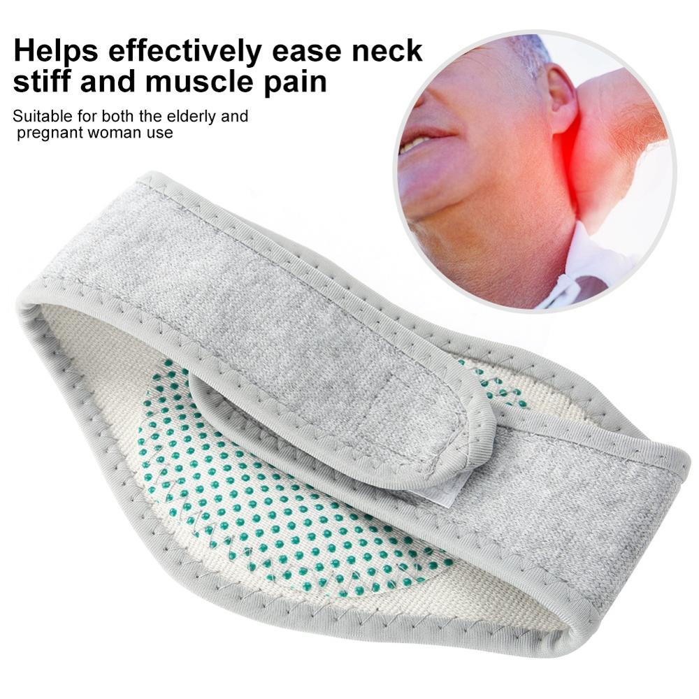 Adjustable Selfheating Neck Band Relieve Muscle Pain Stiff Warm Cervical Vertebra Protection Belt Support Elderly Pregnant Women