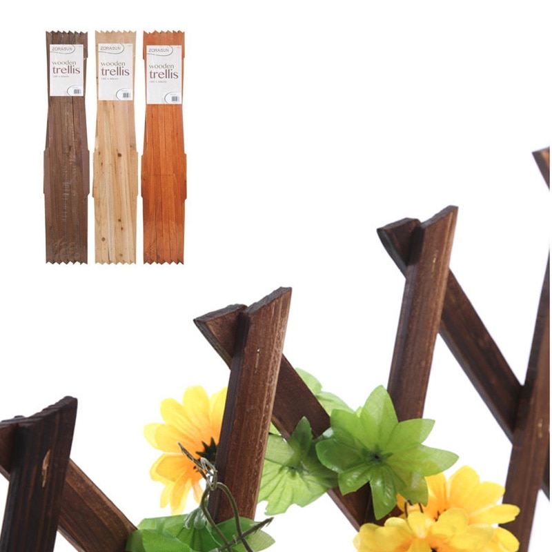 5Ft Uitbreiden Houten Tuin Hek Muur Panel Plant Klim Trellis Ondersteuning Decoratieve Tuin Hek voor Huis Yard Tuin Decoratie