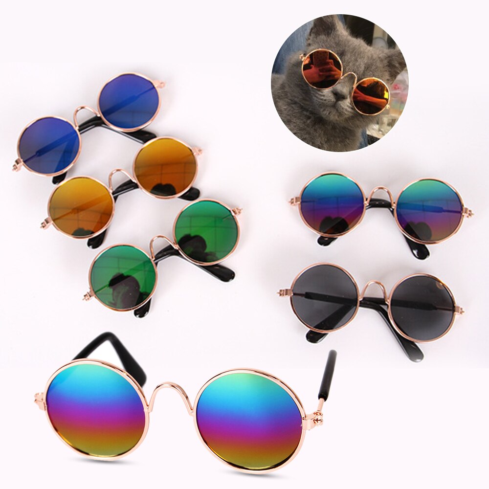 Mooie Glazen Kat Huisdier Zonnebril Eye-Wear Zonnebril Voor Kleine Hond Kat Pet 'S Props Accessoires Top Selling Pet producten