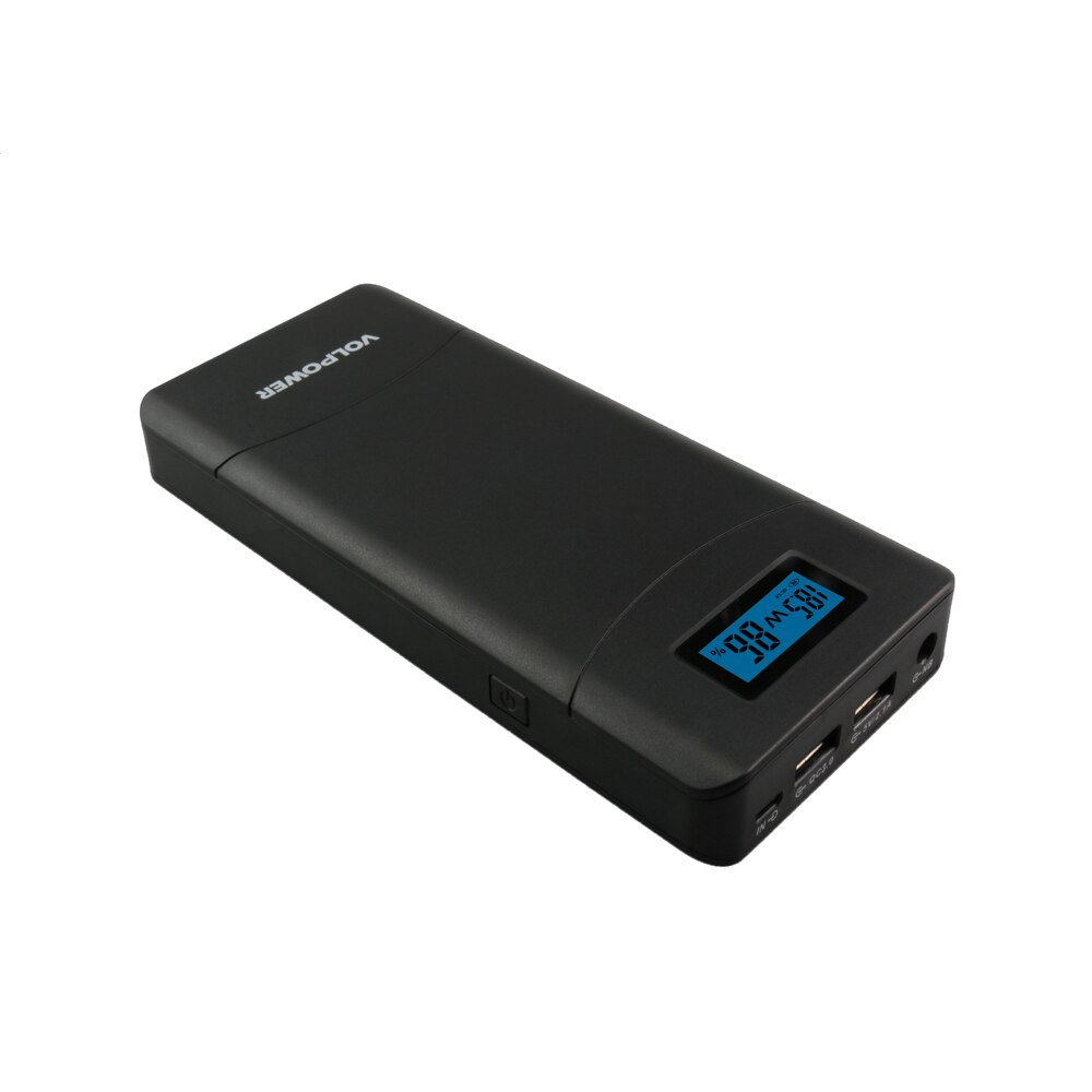 Volpower P65 Dc 9 V 12 V 24 V 1A 2A 3A 4A 5A 6A Power Bank Voor Router Led licht Pos Machine: Black