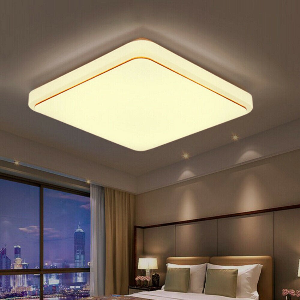 LED Ceiling Light Square Panel Down Lights Living Room Bedroom Kitchen Wall Lamp