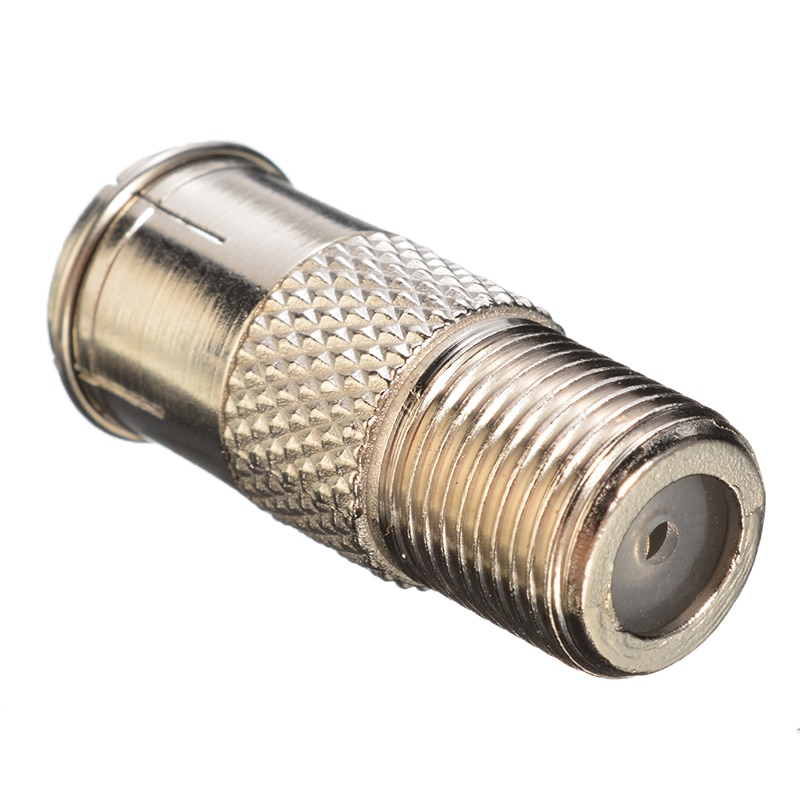 10 Pcs/lot F Quick Plug To F Socket Cable Type F Connector Male Plug To Female SAT TV Adapter Connecter