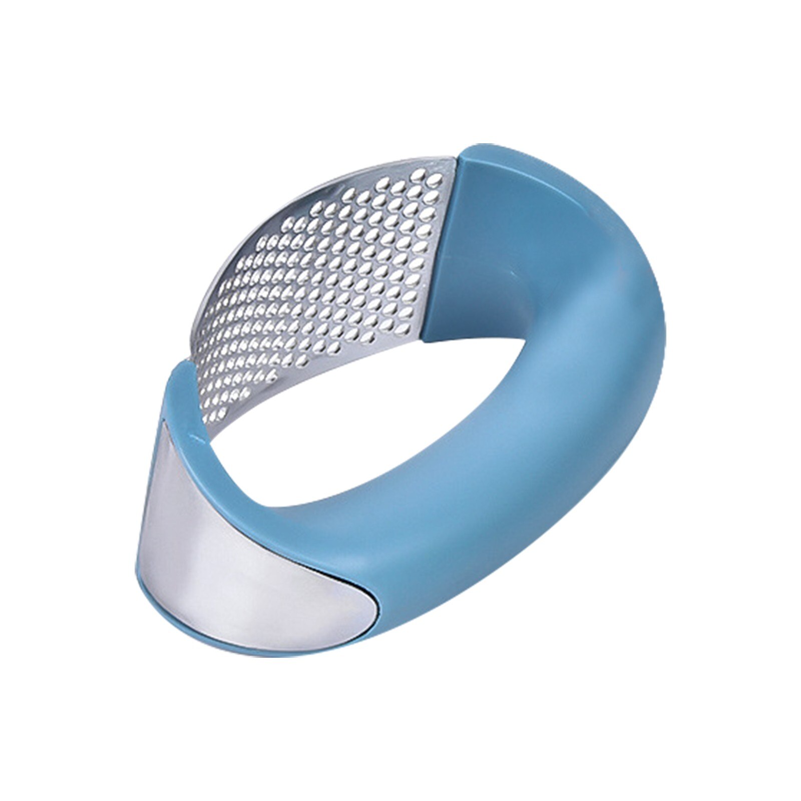 1Pcs Stainless Steel Garlic Press Manual Garlic Mincer Chopping Garlic Tools Curve Fruit Vegetable Tools Kitchen Gadgets: B