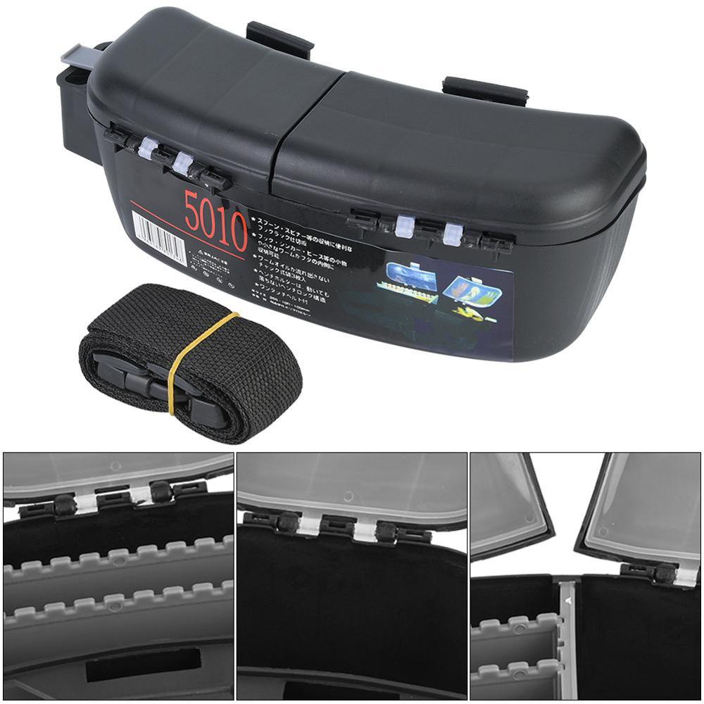 Pudełko ze sprzętem wędkarskim przechowywanie przynęty wędkarskie łyżki haczyki kołowrotki worek robić przechowywania przybory skrzynka pas biodrowy akcesoria wędkarskie