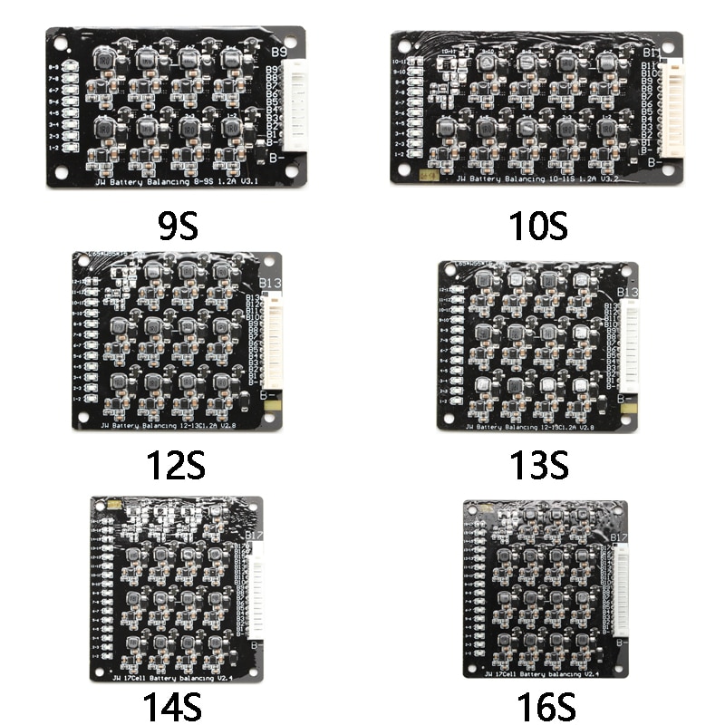 1.2A Balance Lifepo4 Lithium Battery Active Equalizer Balancer Energy Transfer Board 3S 4S 6S 7S 10S 12S 13S 14S 16S 17S BMS